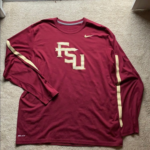 Nike FSU Dri-Fit long sleeve Size L - Picture 1 of 1